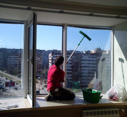 Мытье окон в однокомнатной квартире Голицыно